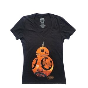 Star Wars The Force Awakens BB 8 V Cut Tee